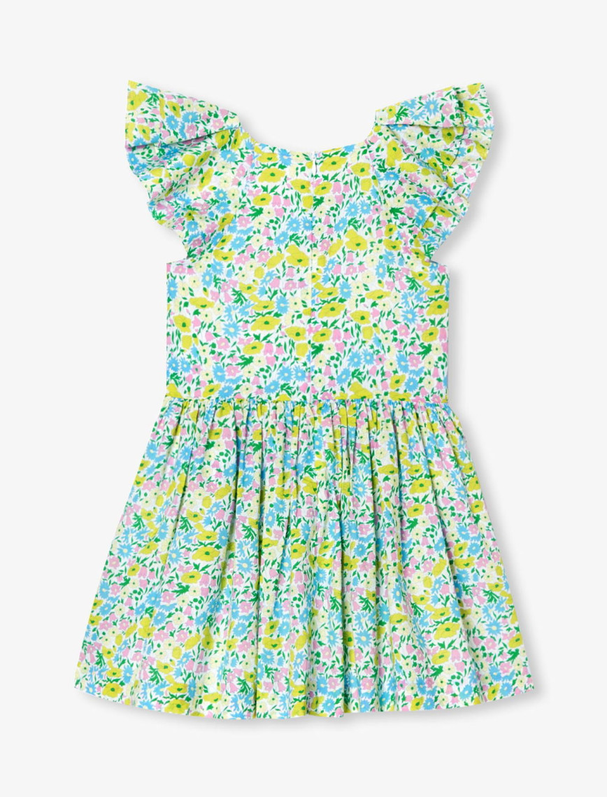 Jacadi Paris Kız Çocuk Fırfırlı Kol Çiçek Desenli Elbise Jacadi Paris Kız Çocuk Fırfırlı Kol Çiçek Desenli Elbise