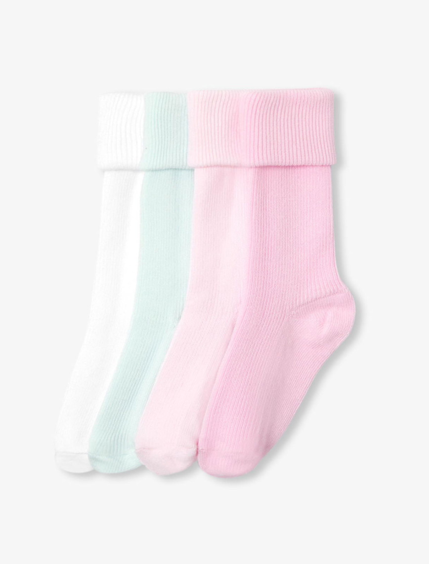 Jacadi Paris Yenidoğan Kız Bebek 4'lü Çorap Seti Jacadi Paris Yenidoğan Kız Bebek 4'lü Çorap Seti
