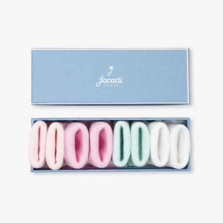 Jacadi Paris Yenidoğan Kız Bebek 4'lü Çorap Seti