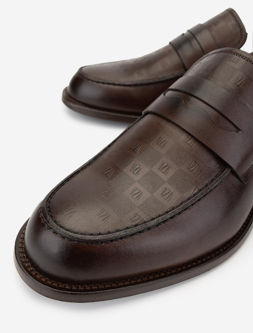 Valmenti Erkek Hakiki Deri Kahverengi Klasik Ayakkabı Valmenti Erkek Hakiki Deri Kahverengi Klasik Ayakkabı