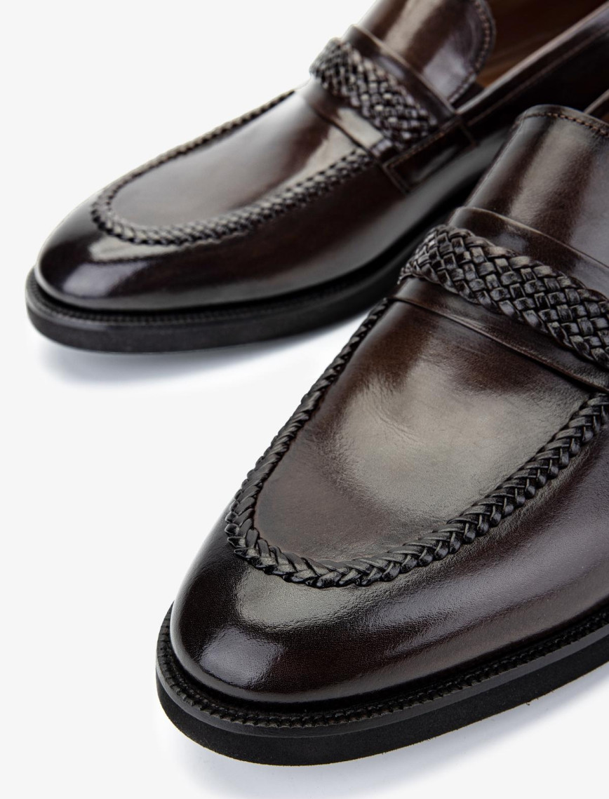 Valmenti Erkek Hakiki Deri Kahverengi Klasik Ayakkabı Valmenti Erkek Hakiki Deri Kahverengi Klasik Ayakkabı