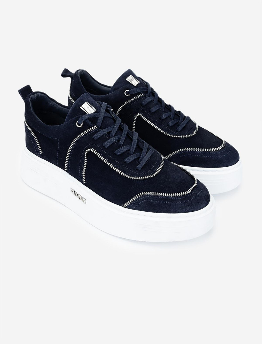 Valmenti Erkek Hakiki Deri Lacivert Süet Sneakers & Spor Ayakkabı Valmenti Erkek Hakiki Deri Lacivert Süet Sneakers & Spor Ayakkabı