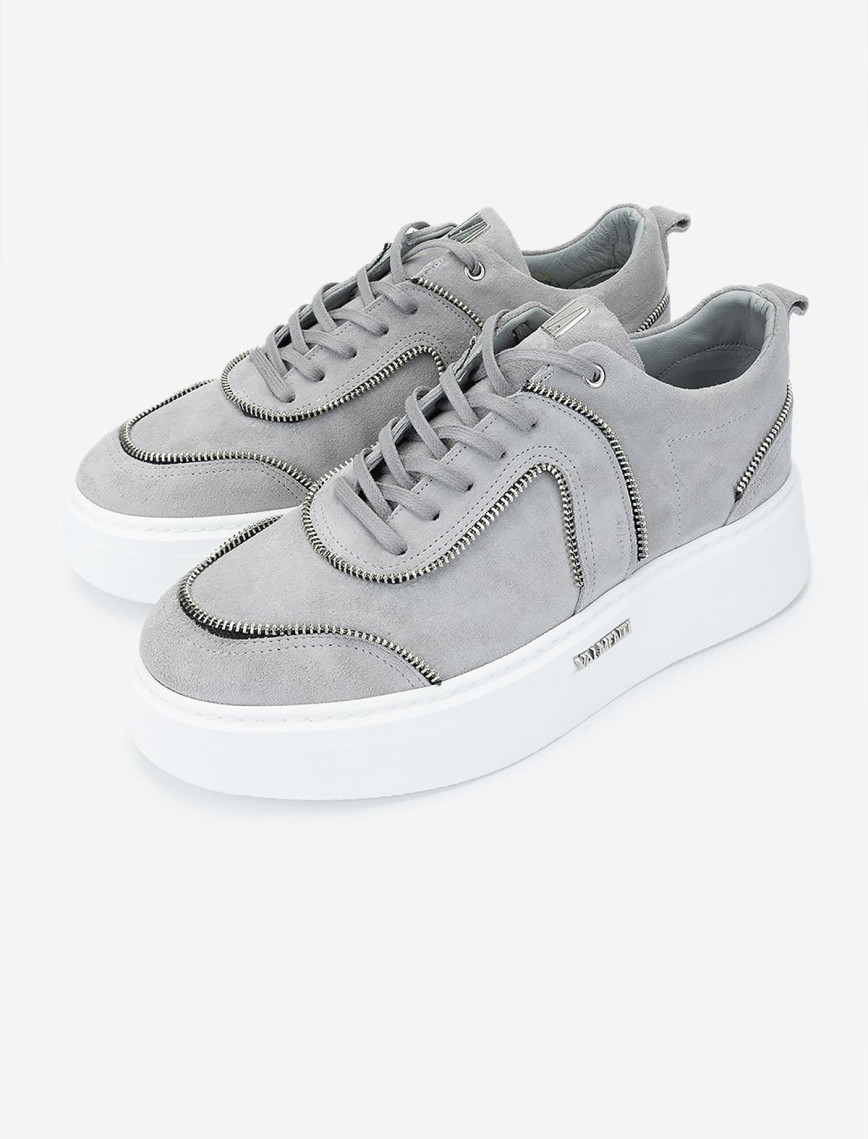 Valmenti Erkek Hakiki Deri Gri Sneakers & Spor Ayakkabı Valmenti Erkek Hakiki Deri Gri Sneakers & Spor Ayakkabı