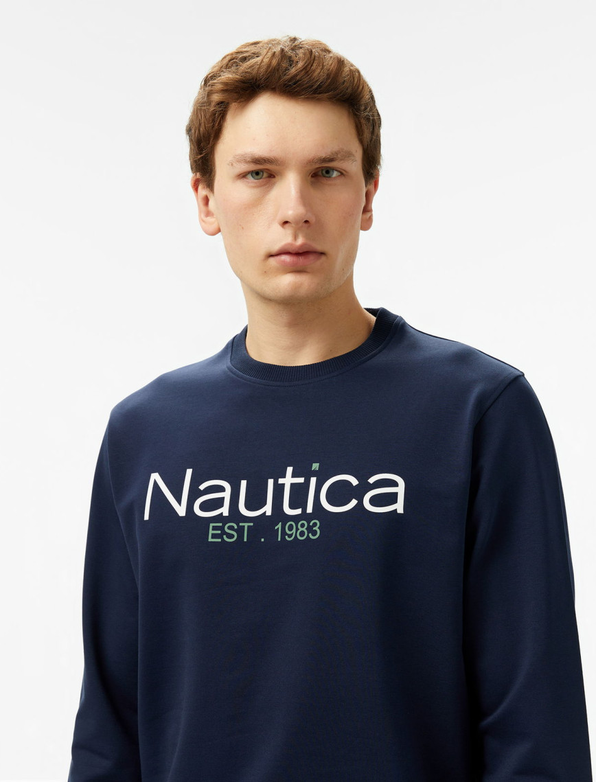Nautica Erkek Lacivert Regular Fit Sweatshirt Nautica Erkek Lacivert Regular Fit Sweatshirt