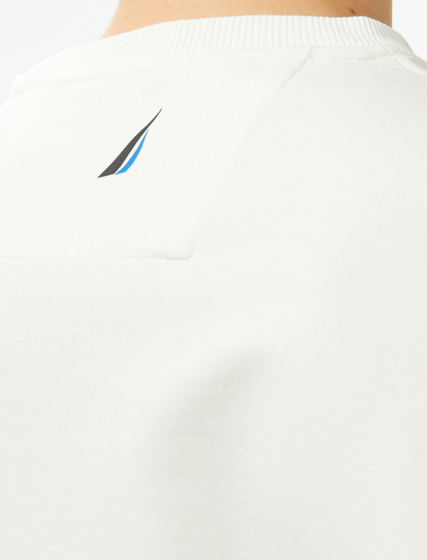 Nautica Erkek Ekru Regular Fit Sweatshirt Nautica Erkek Ekru Regular Fit Sweatshirt