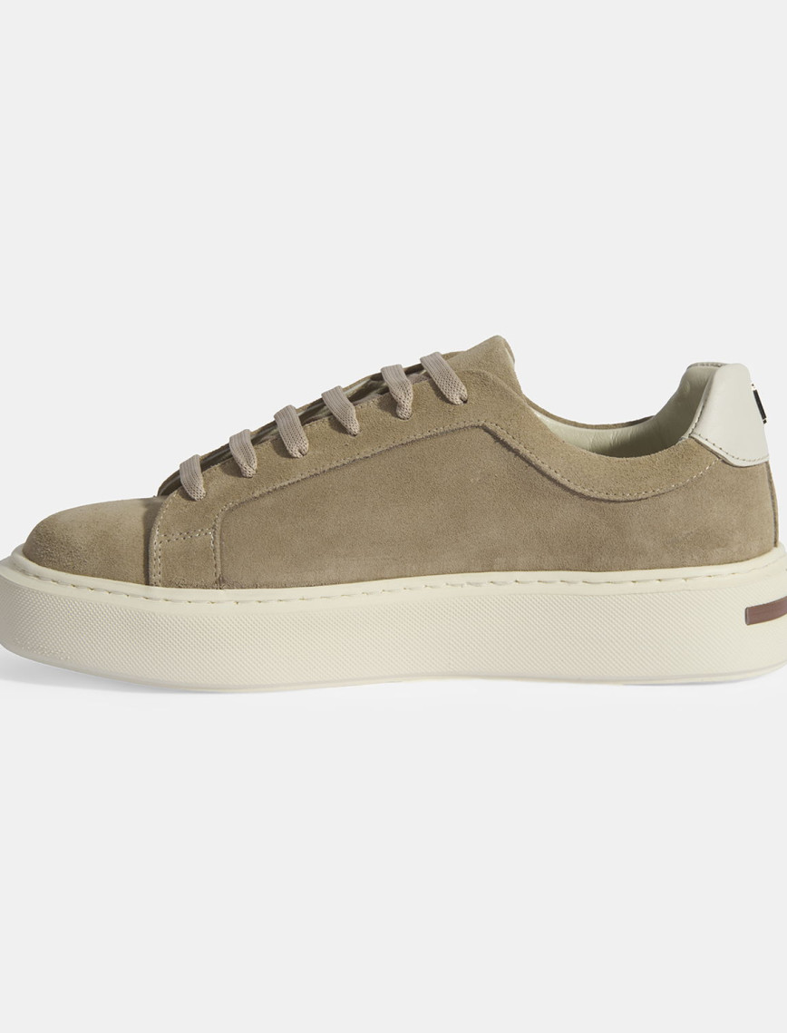 Kadın Bej Bağcıklı Süet Günlük Ayakkabı Kadın Bej Bağcıklı Süet Günlük Ayakkabı