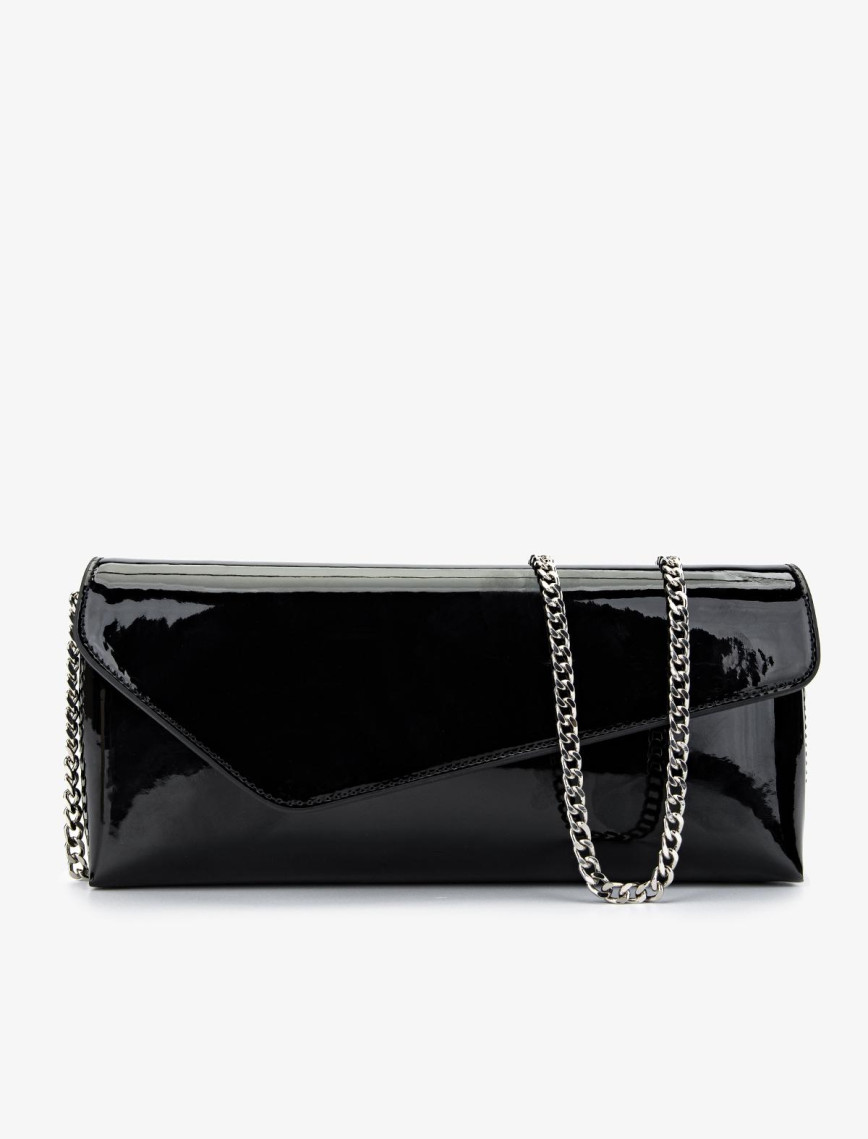 Valmenti Kadın Vegan Siyah Rugan Abiye Çanta Valmenti Kadın Vegan Siyah Rugan Abiye Çanta