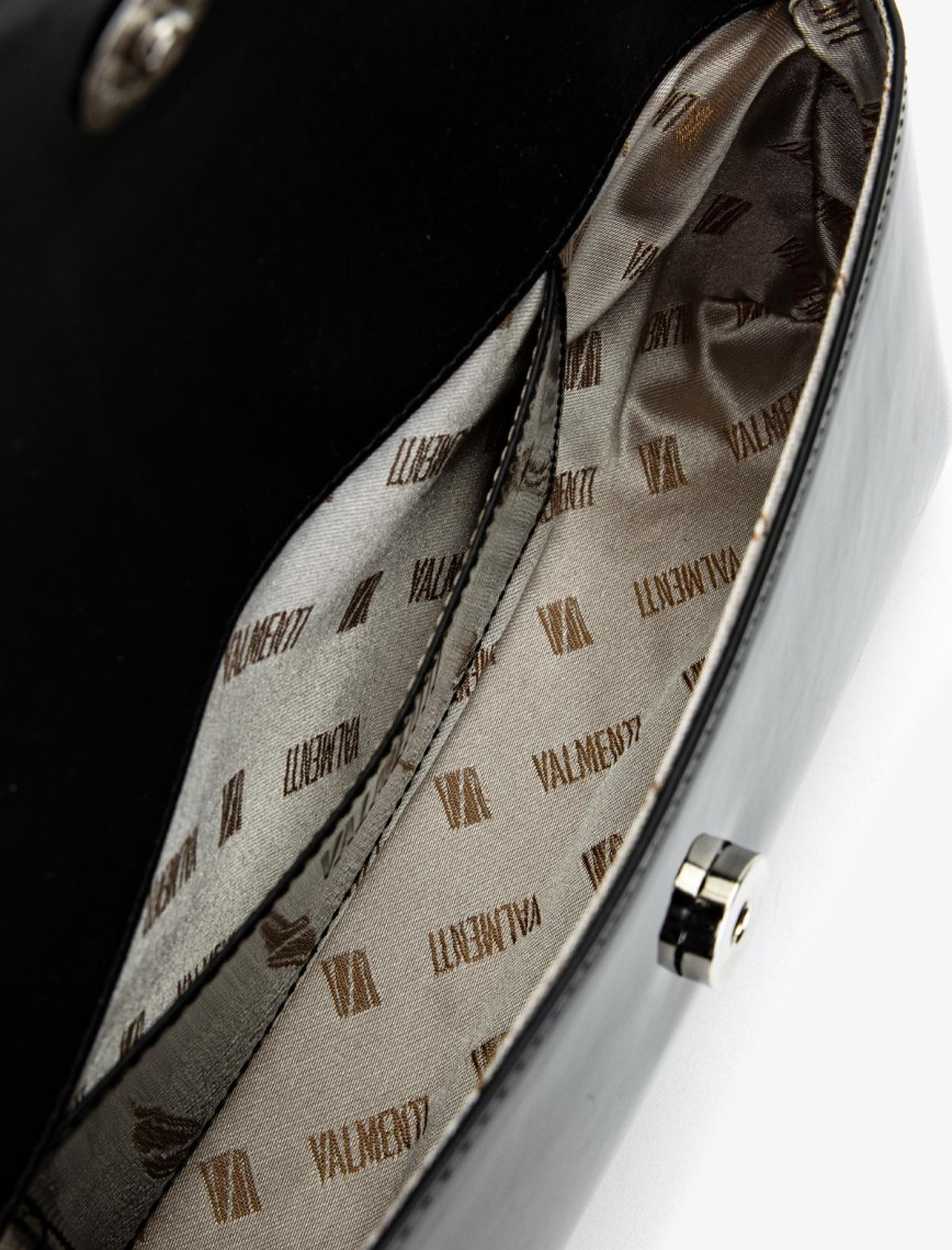 Valmenti Kadın Vegan Siyah Rugan Abiye Çanta Valmenti Kadın Vegan Siyah Rugan Abiye Çanta