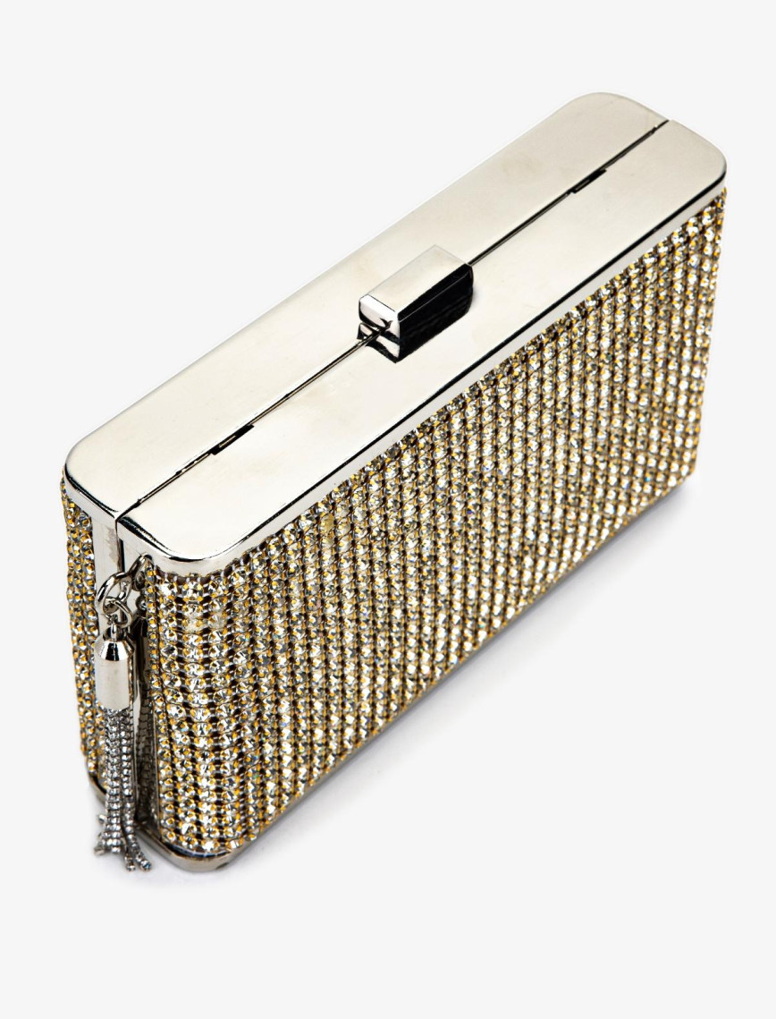 Valmenti Kadın Vegan Altın Omuz Çanta Valmenti Kadın Vegan Altın Omuz Çanta