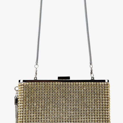 Valmenti Kadın Vegan Altın Omuz Çanta Valmenti Kadın Vegan Altın Omuz Çanta