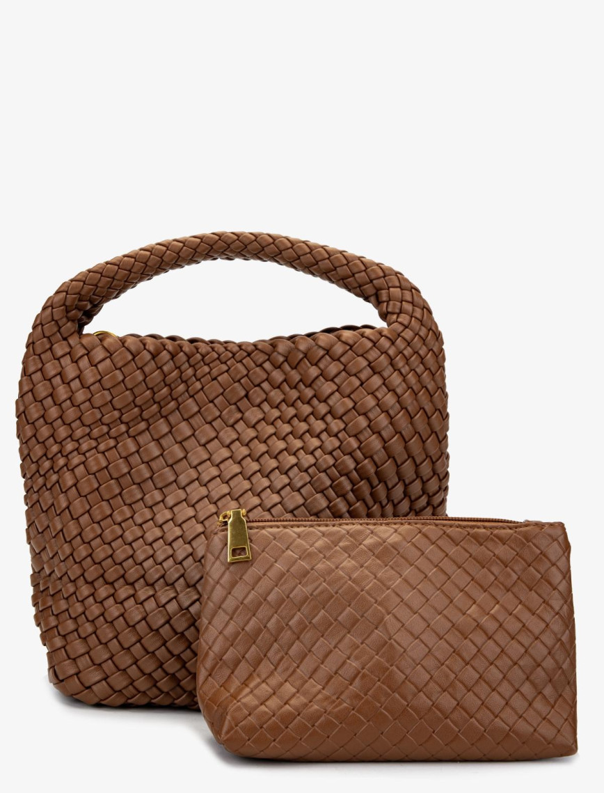 Valmenti Kadın Vegan Camel Omuz Çanta