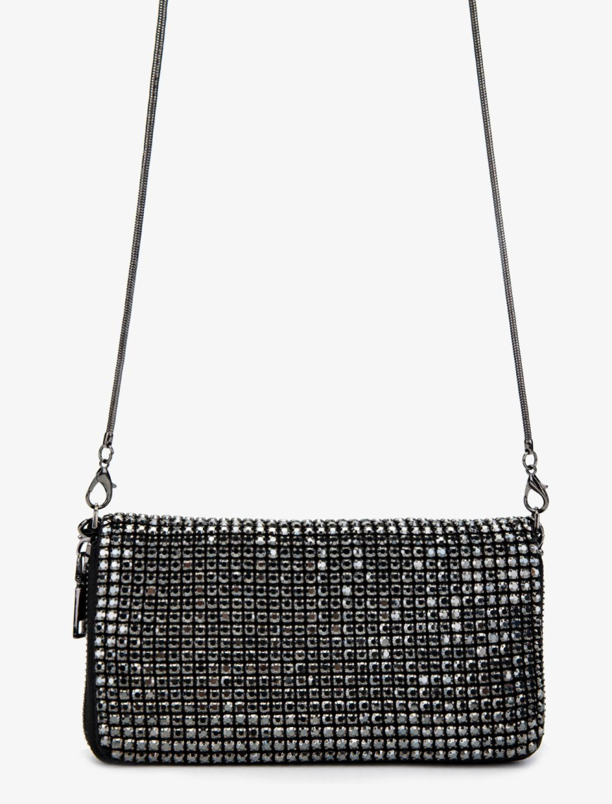 Valmenti Kadın Vegan Metalik Omuz Çanta Valmenti Kadın Vegan Metalik Omuz Çanta