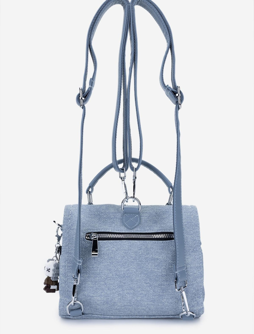 Valmenti Kadın Vegan Mavi Omuz Çanta