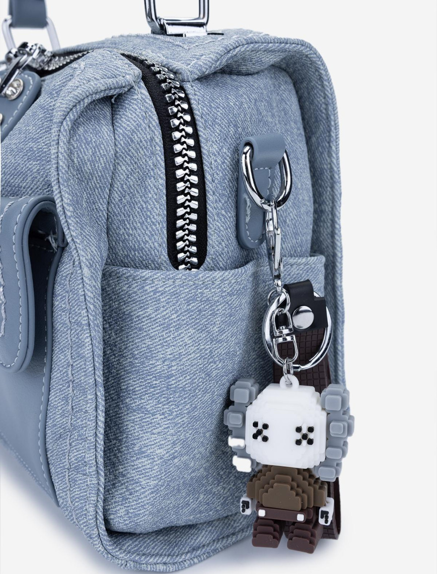 Valmenti Kadın Vegan Mavi Omuz Çanta