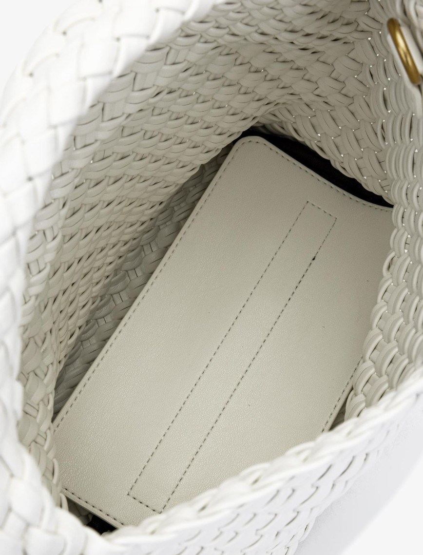 Valmenti Kadın Vegan Beyaz Omuz Çanta