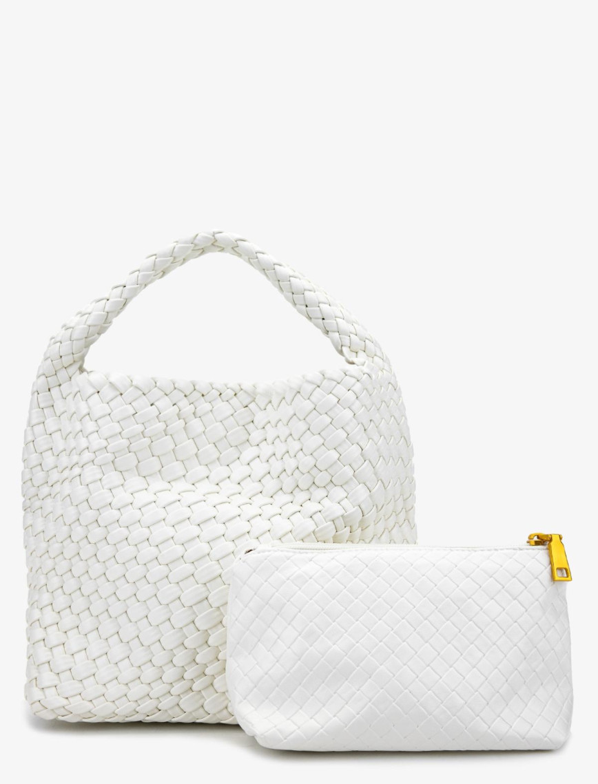 Valmenti Kadın Vegan Beyaz Omuz Çanta