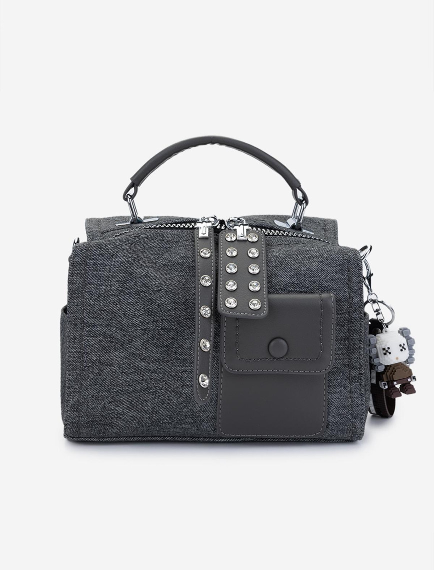 Valmenti Kadın Vegan Mavi Omuz Çanta