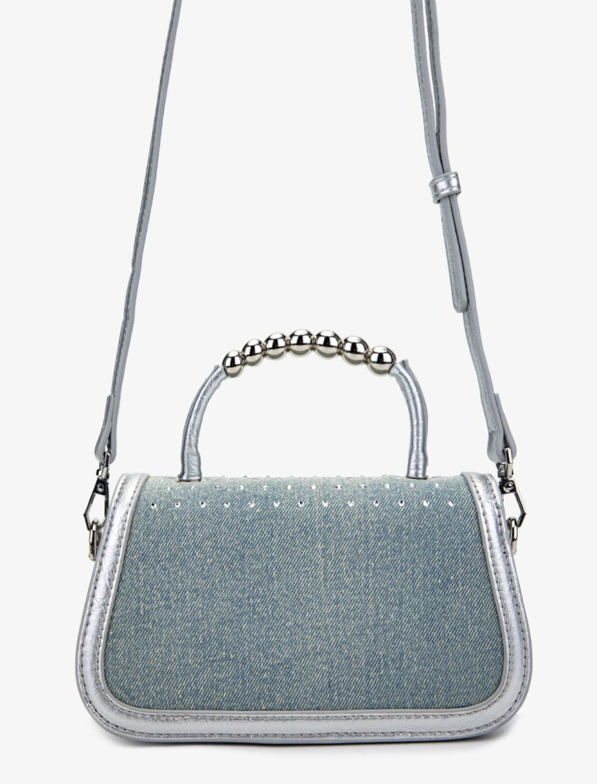 Valmenti Kadın Vegan Mavi Omuz Çanta