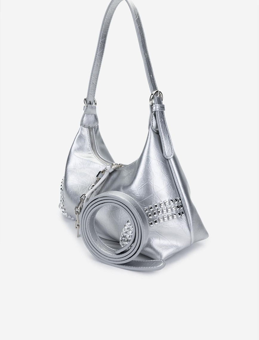 Valmenti Kadın Vegan Gri Omuz Çanta Valmenti Kadın Vegan Gri Omuz Çanta