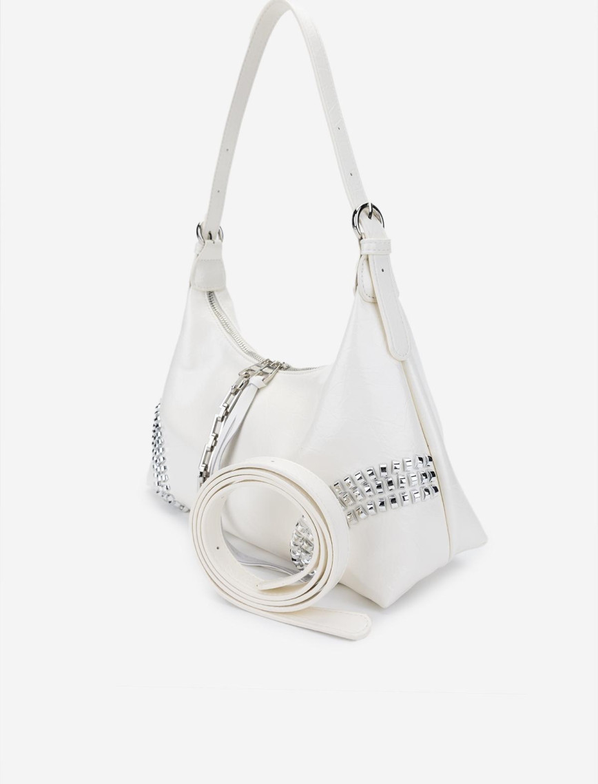 Valmenti Kadın Vegan Beyaz Omuz Çanta Valmenti Kadın Vegan Beyaz Omuz Çanta