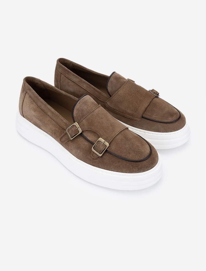 Valmenti Erkek Hakiki Deri Tütün Süet Loafer Ayakkabı Valmenti Erkek Hakiki Deri Tütün Süet Loafer Ayakkabı