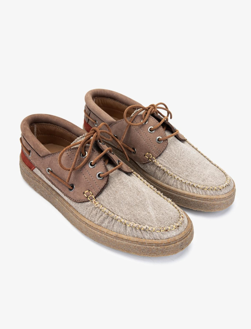 Valmenti Aegis Erkek Lodo / Vison Deri & Tekstil Casual Ayakkabı Valmenti Aegis Erkek Lodo / Vison Deri & Tekstil Casual Ayakkabı