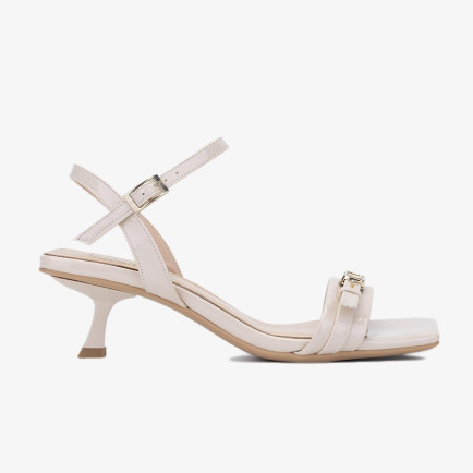 Valmenti Oro Kadın Bej Rgn Hakiki Deri Topuklu Sandalet