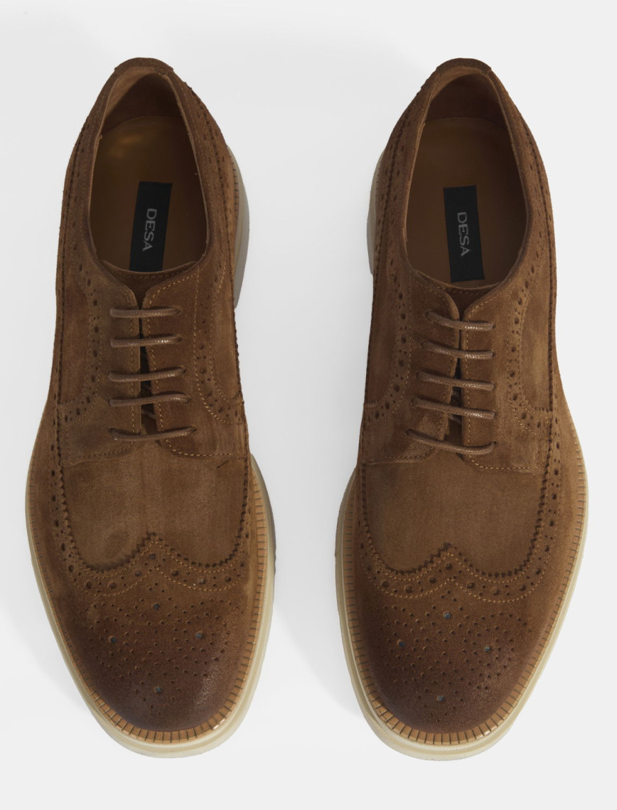 Erkek Taba Bağcıklı Süet Günlük Ayakkabı Erkek Taba Bağcıklı Süet Günlük Ayakkabı