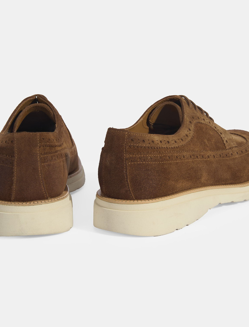 Erkek Taba Bağcıklı Süet Günlük Ayakkabı Erkek Taba Bağcıklı Süet Günlük Ayakkabı