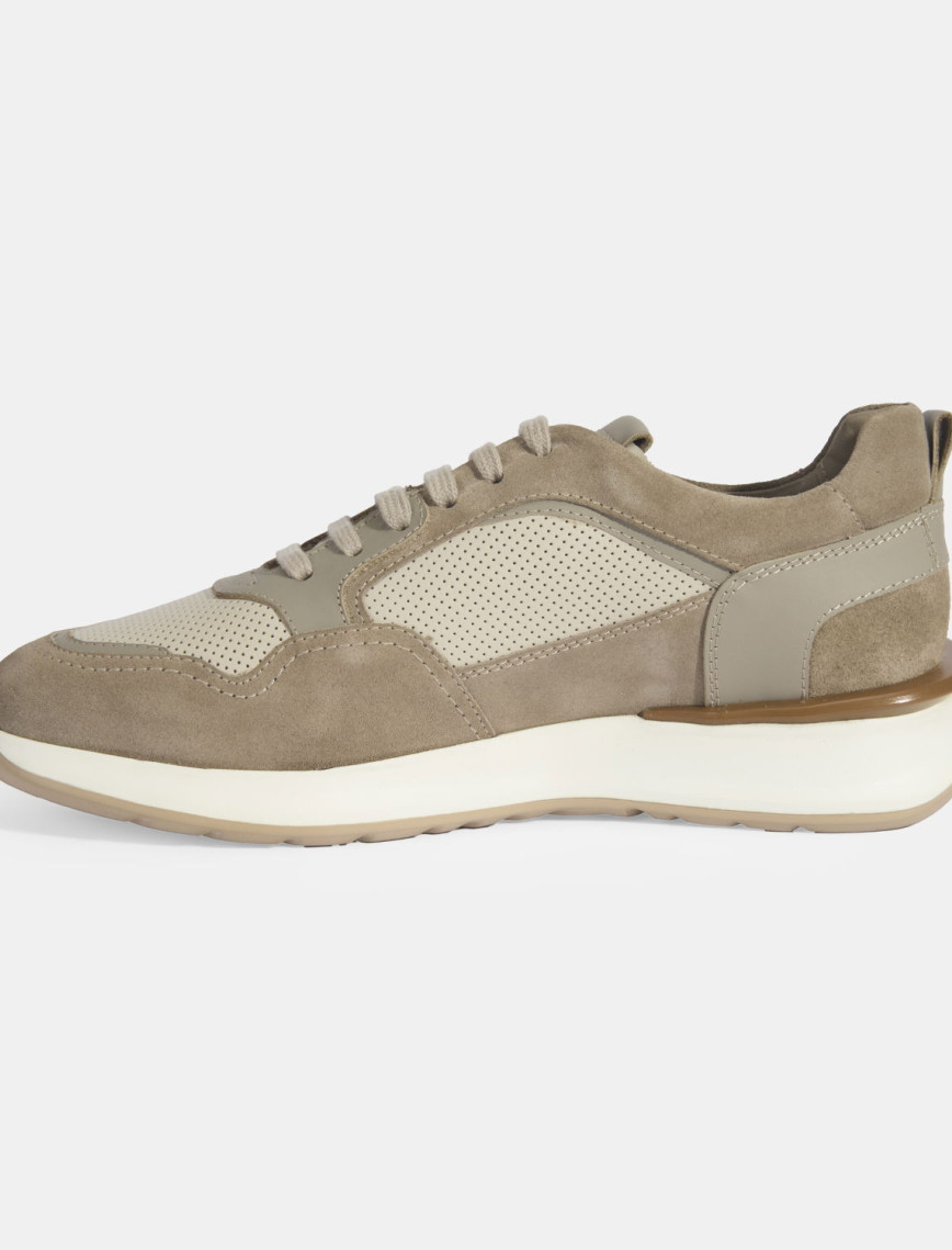 Erkek Gri Bağcıklı Deri Günlük Ayakkabı Erkek Gri Bağcıklı Deri Günlük Ayakkabı