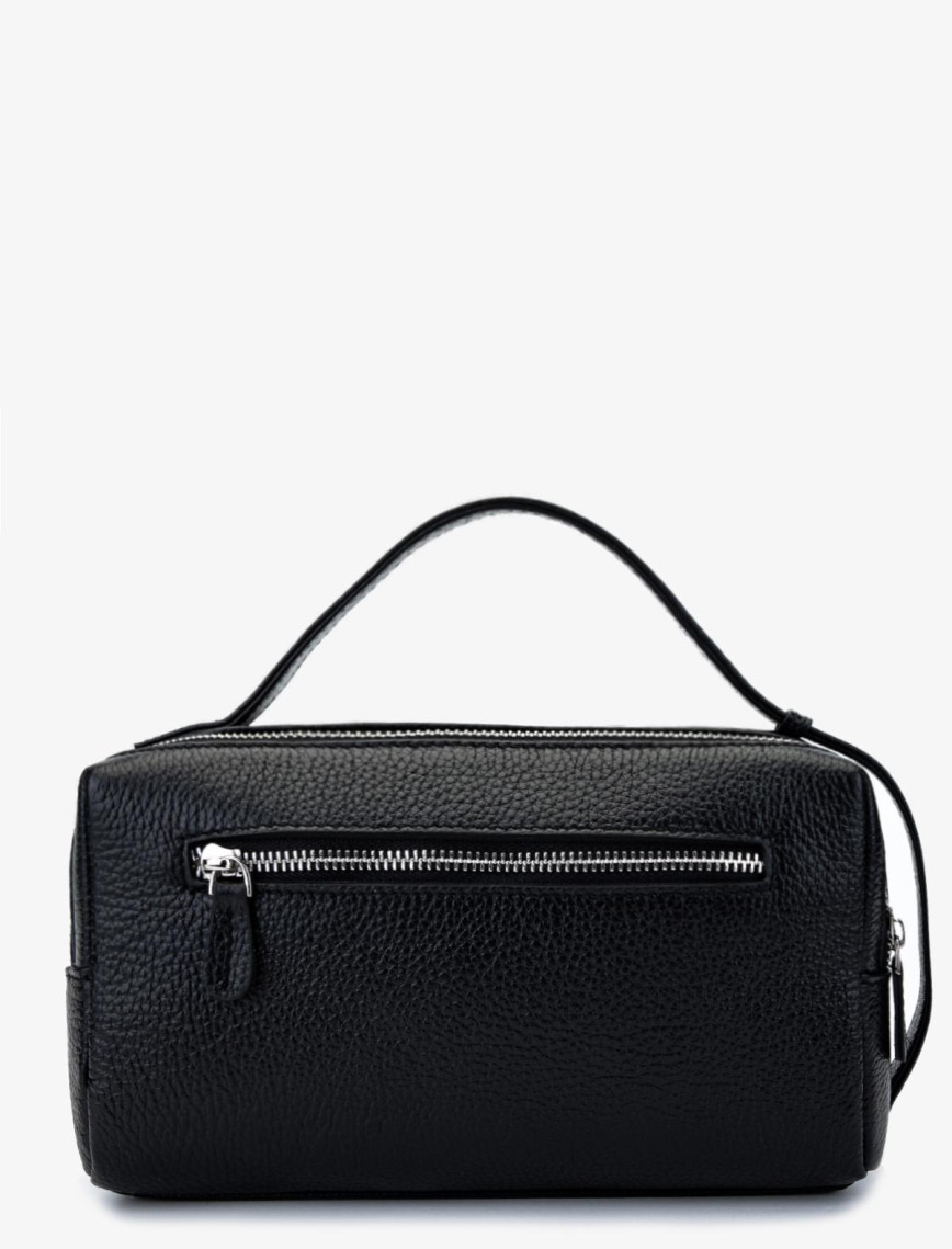 Valmenti Erkek Hakiki Deri Siyah Floter El Çantası Valmenti Erkek Hakiki Deri Siyah Floter El Çantası