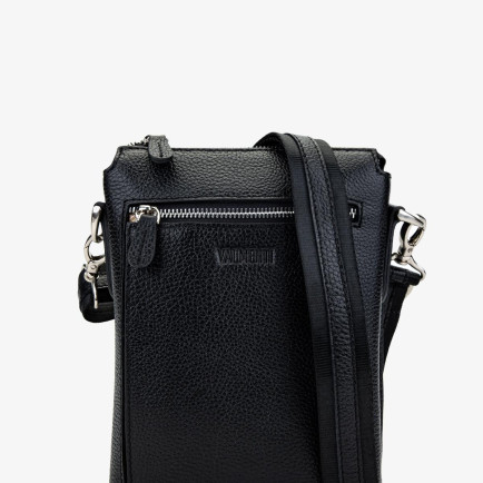 Valmenti Erkek Hakiki Deri Siyah Floter Postacı Çanta Valmenti Erkek Hakiki Deri Siyah Floter Postacı Çanta