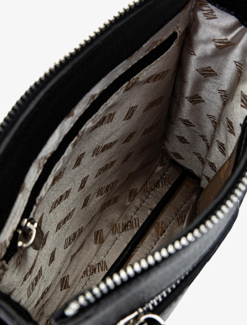 Valmenti Erkek Hakiki Deri Siyah Floter Postacı Çanta Valmenti Erkek Hakiki Deri Siyah Floter Postacı Çanta