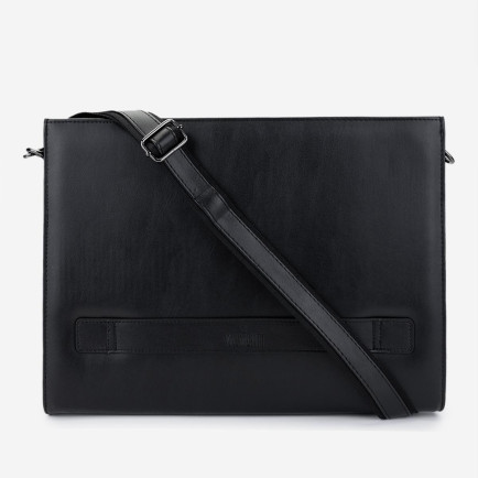 Valmenti Unisex Vegan Siyah Evrak Çantası Valmenti Unisex Vegan Siyah Evrak Çantası