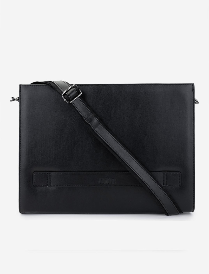 Valmenti Unisex Vegan Siyah Evrak Çantası Valmenti Unisex Vegan Siyah Evrak Çantası