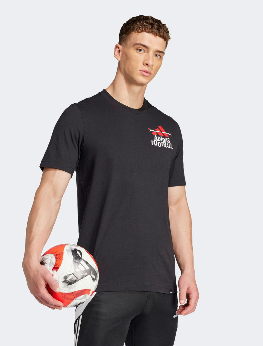 adidas Fun Slogan G T Erkek Siyah T-Shirt