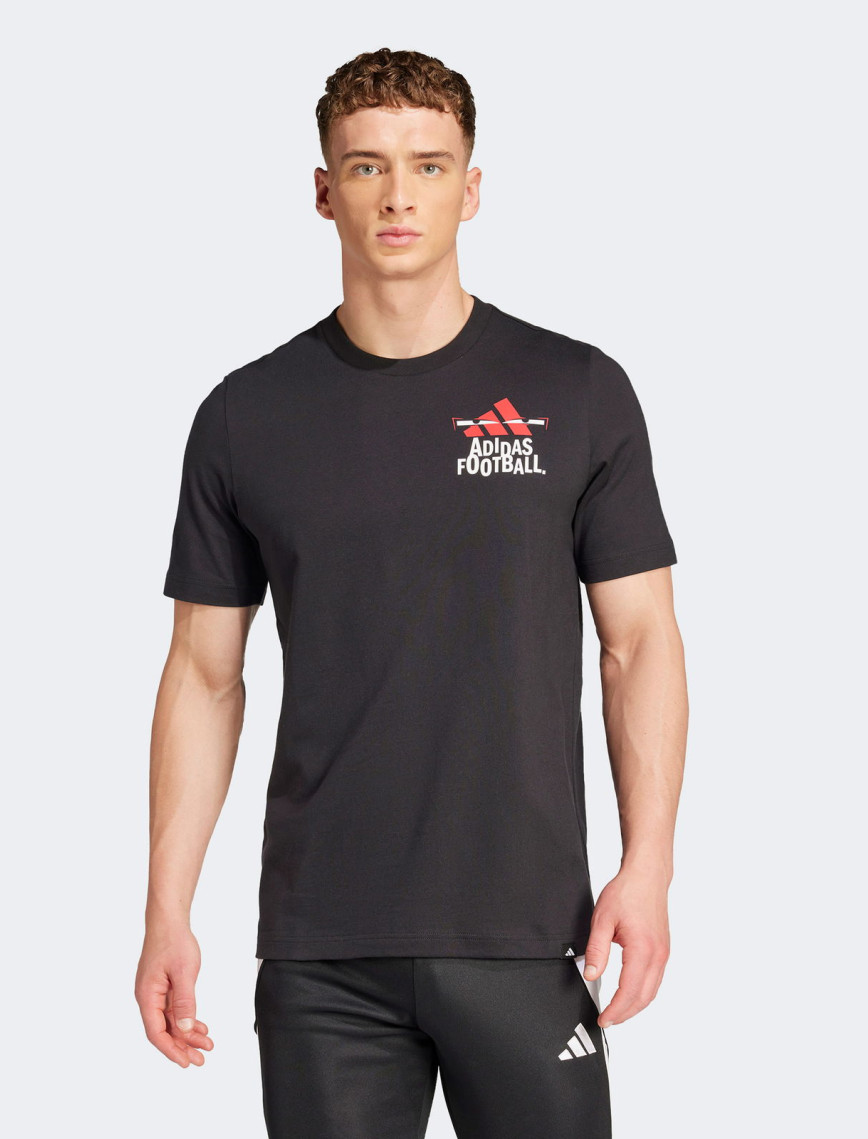 adidas Fun Slogan G T Erkek Siyah T-Shirt