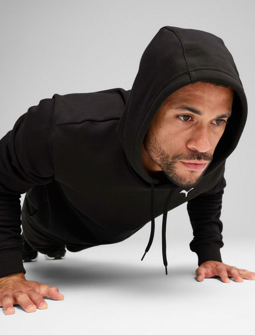 Puma Tad Ess French Terry Erkek Siyah Sweatshirt Puma Tad Ess French Terry Erkek Siyah Sweatshirt