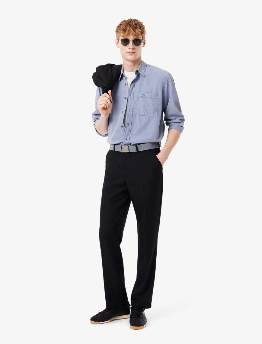 Lacoste L.12.12 Erkek Açık Mavi Kemer Lacoste L.12.12 Erkek Açık Mavi Kemer