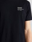 GANT Erkek Siyah Regular Fit Bisiklet Yaka Logolu T-Shirt GANT Erkek Siyah Regular Fit Bisiklet Yaka Logolu T-Shirt