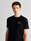 GANT Erkek Siyah Regular Fit Bisiklet Yaka Logolu T-Shirt GANT Erkek Siyah Regular Fit Bisiklet Yaka Logolu T-Shirt