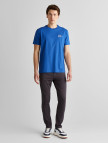GANT Erkek Lacivert Regular Fit Bisiklet Yaka Logolu T-Shirt GANT Erkek Lacivert Regular Fit Bisiklet Yaka Logolu T-Shirt