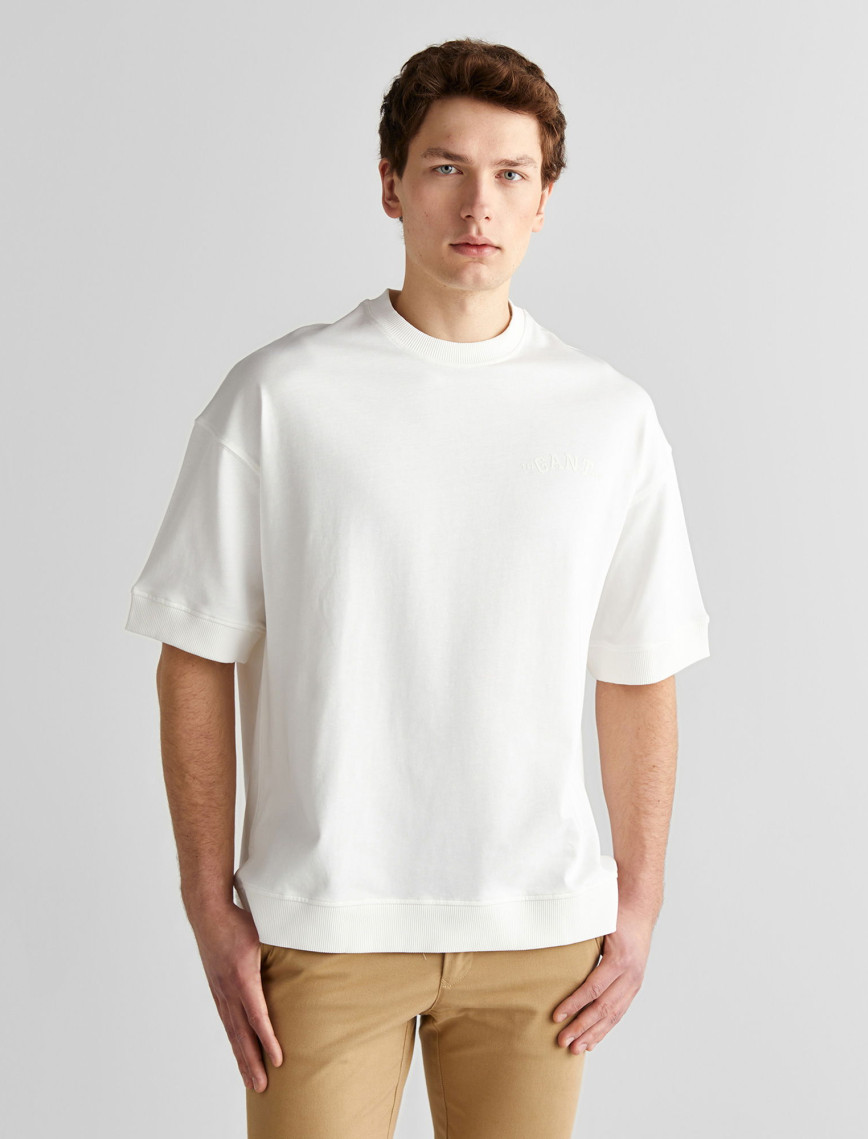 GANT Erkek Siyah Orijinal Fit Bisiklet Yaka Logolu T-Shirt GANT Erkek Siyah Orijinal Fit Bisiklet Yaka Logolu T-Shirt