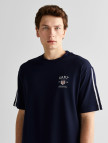 GANT Erkek Lacivert Relaxed Fit Bisiklet Yaka Logolu T-Shirt GANT Erkek Lacivert Relaxed Fit Bisiklet Yaka Logolu T-Shirt