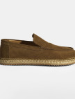 Erkek Lacivert Slip-On Süet Espadril Erkek Lacivert Slip-On Süet Espadril