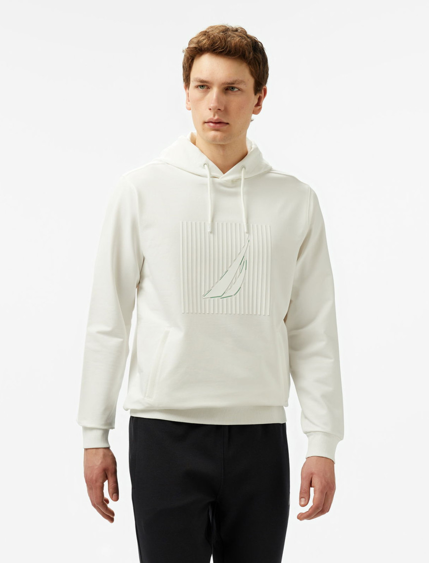 Nautica Erkek Krem Regular Fit Sweatshirt Nautica Erkek Krem Regular Fit Sweatshirt