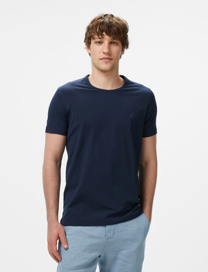 Nautica Erkek Beyaz Regular Fit T-Shirt Nautica Erkek Beyaz Regular Fit T-Shirt