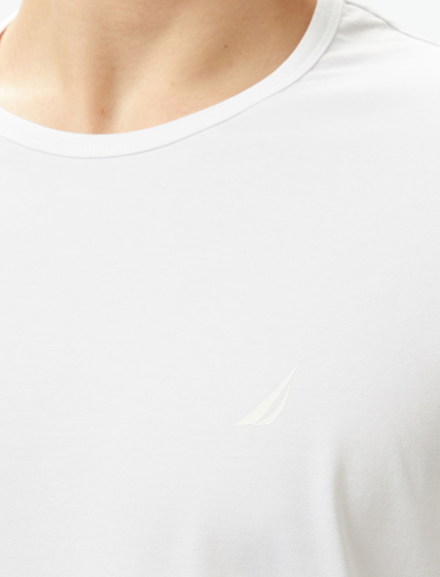 Nautica Erkek Beyaz Regular Fit T-Shirt Nautica Erkek Beyaz Regular Fit T-Shirt