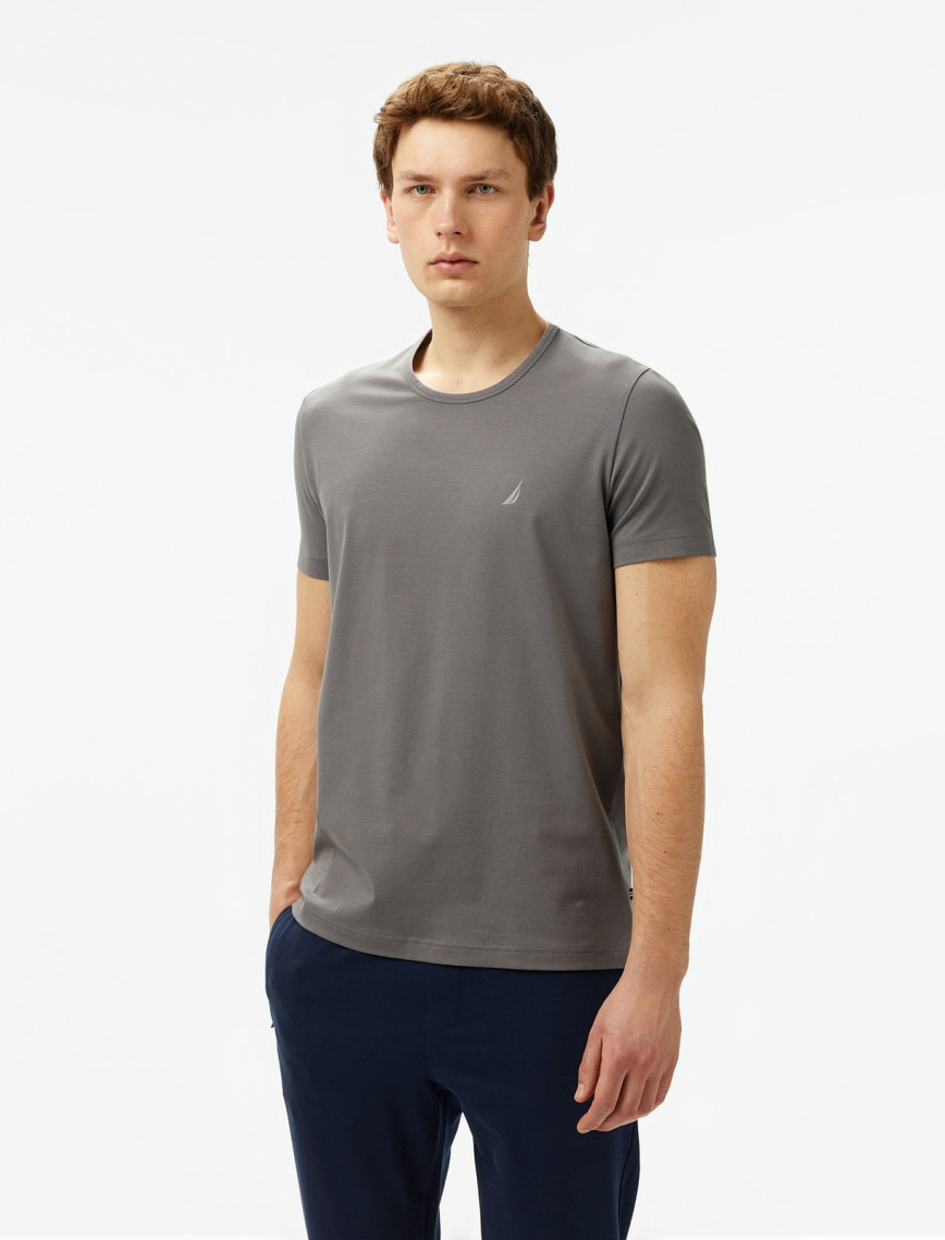 Nautica Erkek Gri Regular Fit T-Shirt Nautica Erkek Gri Regular Fit T-Shirt