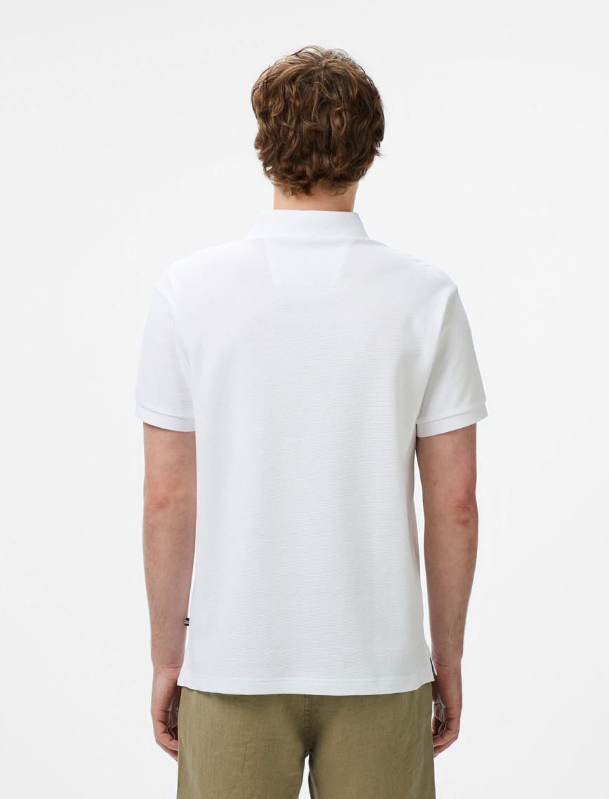 Nautica Erkek Beyaz Classic Fit Polo Nautica Erkek Beyaz Classic Fit Polo